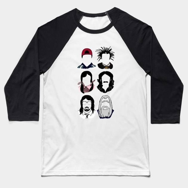 Foo Fighters Band Baseball T-Shirt by Jamie Collins